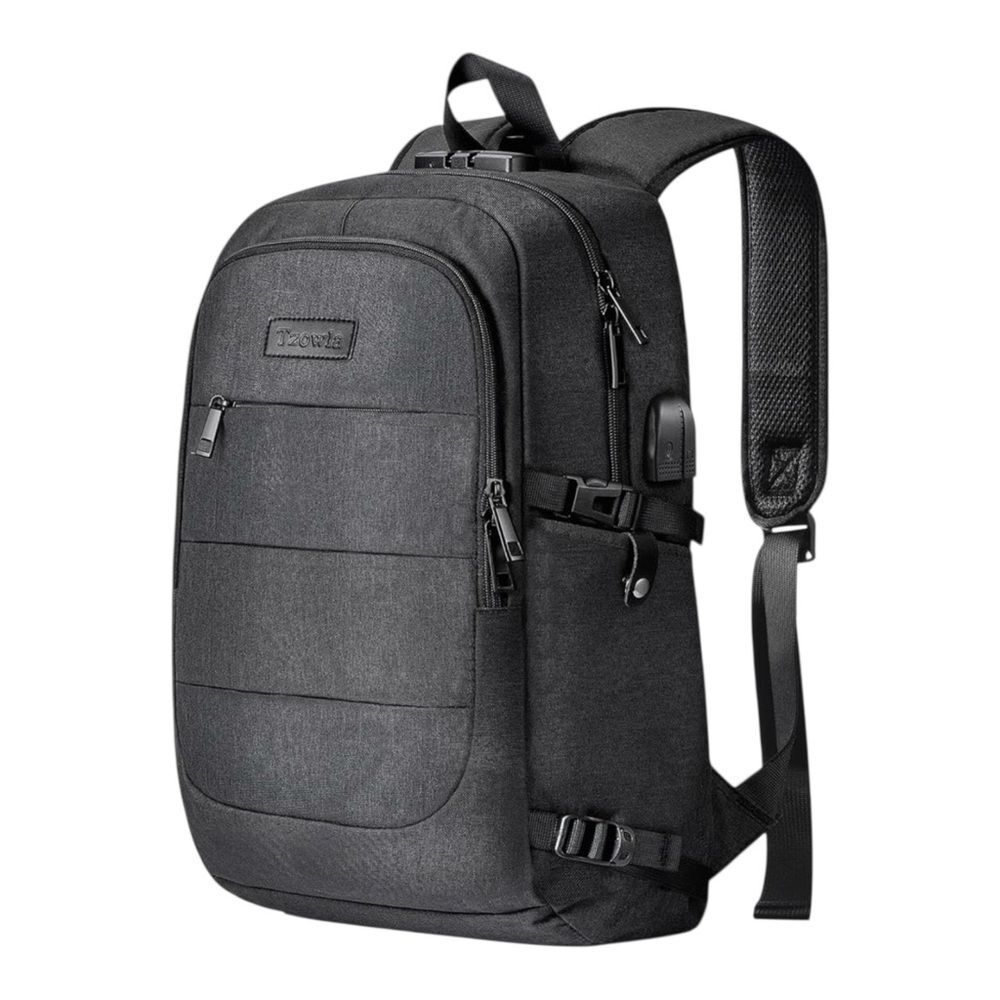 Tzowla Travel Laptop Backpack Water Resistant Anti-Theft Bag USB Charging Port